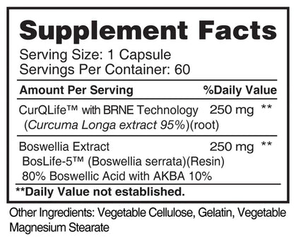 CurQLife™ Curcumin with Boswellia